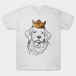 Nova Scotia Duck Tolling Retriever Dog King Queen Wearing Crown T-Shirt